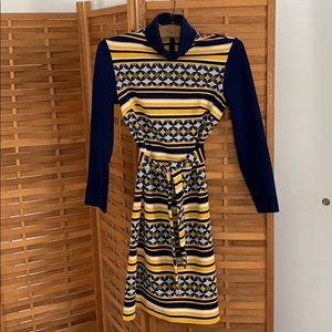 Vintage 1970’s double knit, dress.